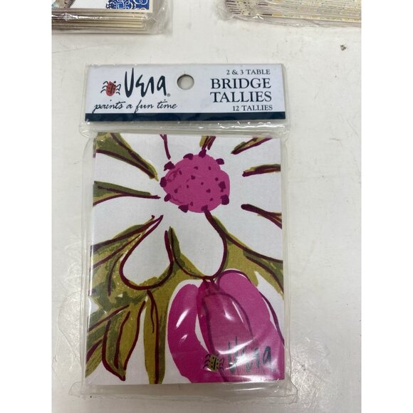 Lot Of 3 Bridge Tallies Vera Peacock Tina Givens 2 & 3 Table NEW - Picture 2 of 7